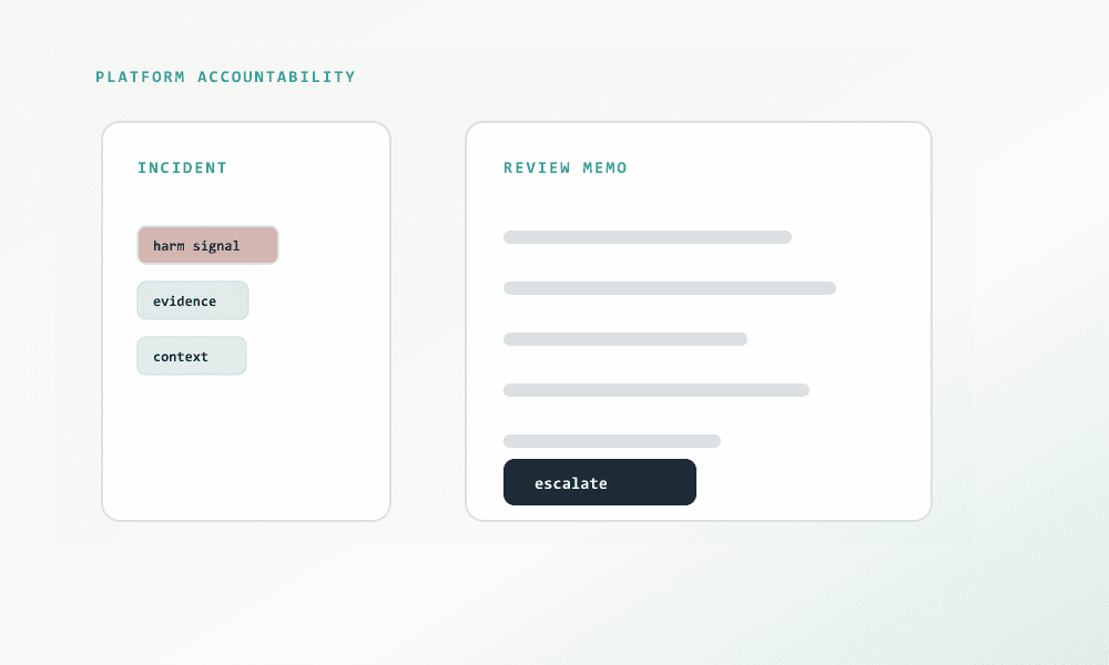 Platform Accountability visual