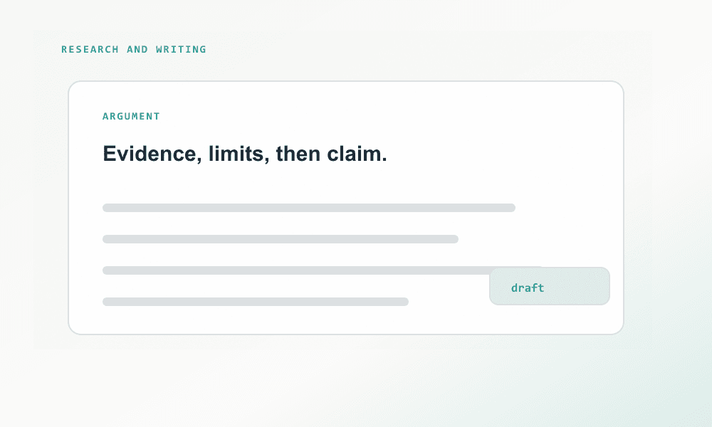 Research and Writing visual
